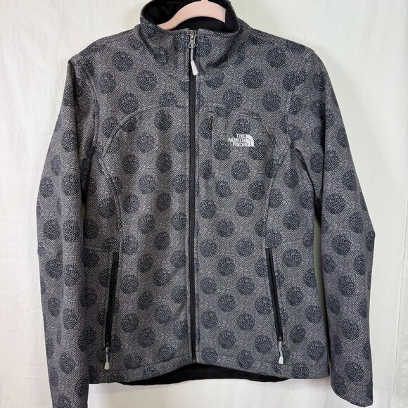 The North Face TNF Apex Bionic Micro Polka Dot Softshell Jacket Womens Size M - Picture 1 of 16